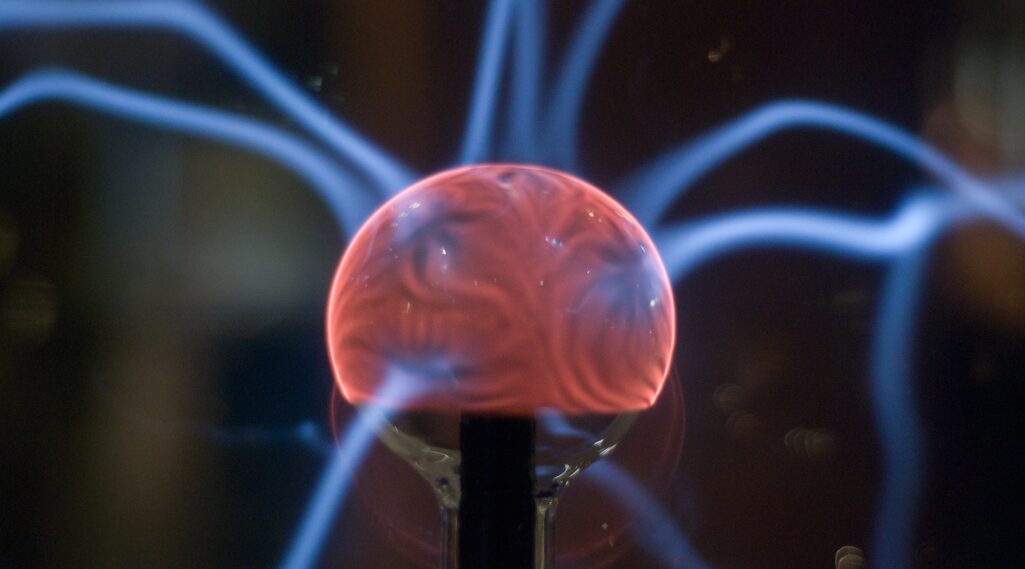 Close-up view of plasma